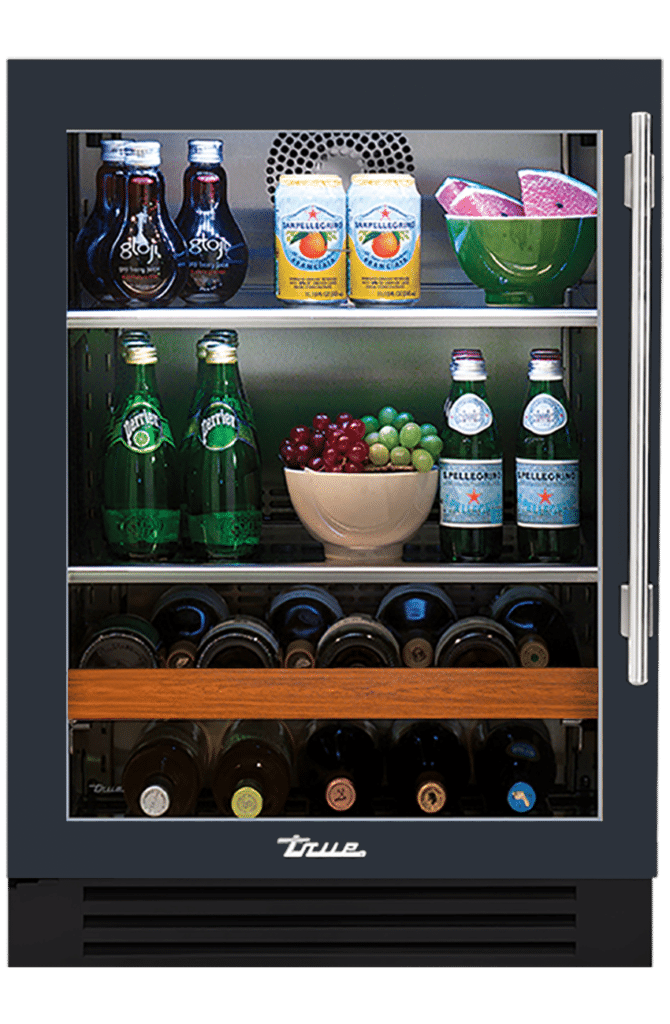 24″ Beverage Center Stainless Glass TBC24RSGC129H08