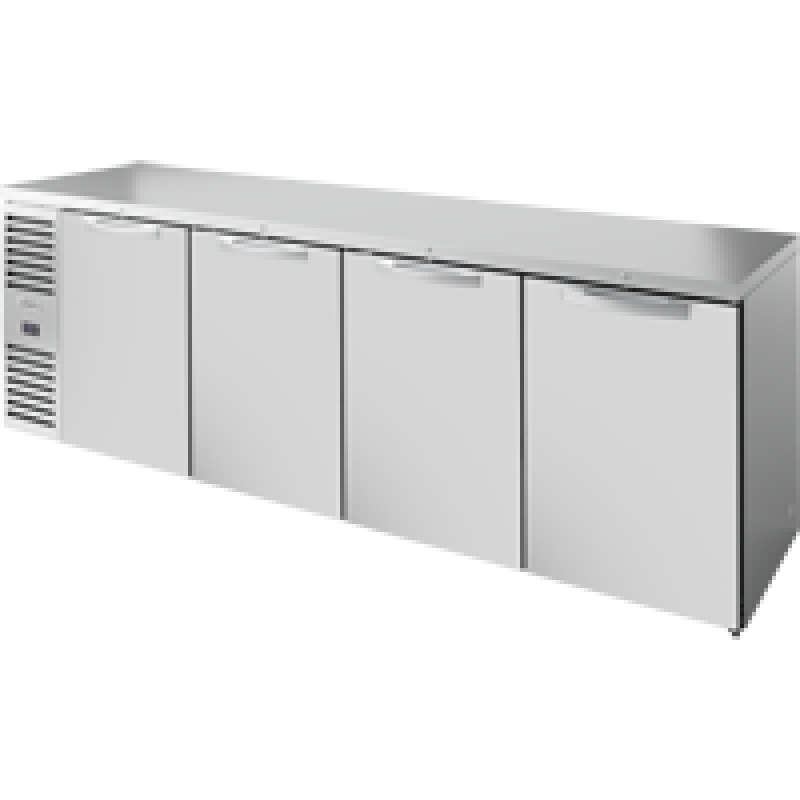 Reach-In Single Zone Refrigerator with Left Side Refrigeration System. Stainless Exterior and Solid Swing Doors TBR108RISZ1LSSSSS1
