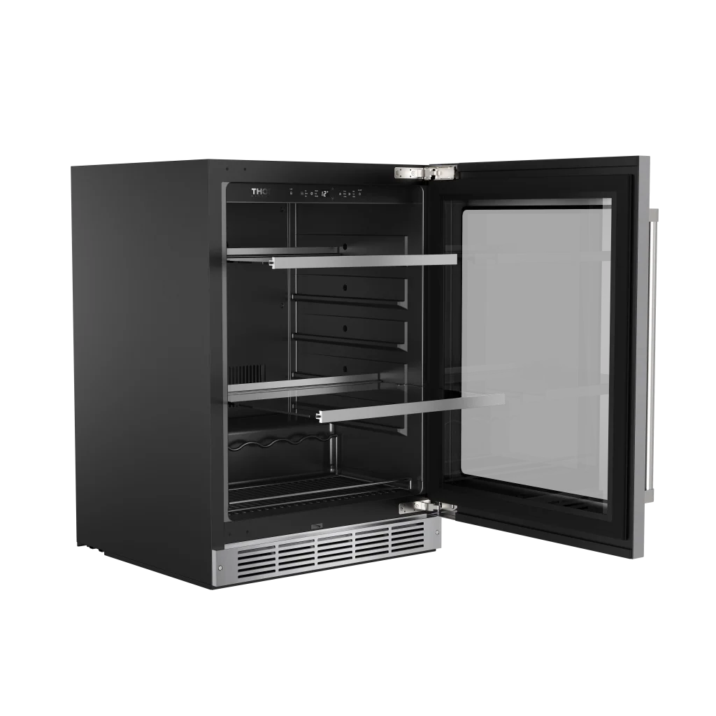 24 Inch Professional Indoor Undercounter Beverage Cooler Thor Kitchen TBR24US