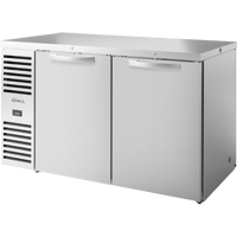 Pass-Thru Single Zone Refrigerator with Left Side Refrigeration System. Stainless Exterior and Solid Swing Doors TBR60PTSZ1LSSSSS1