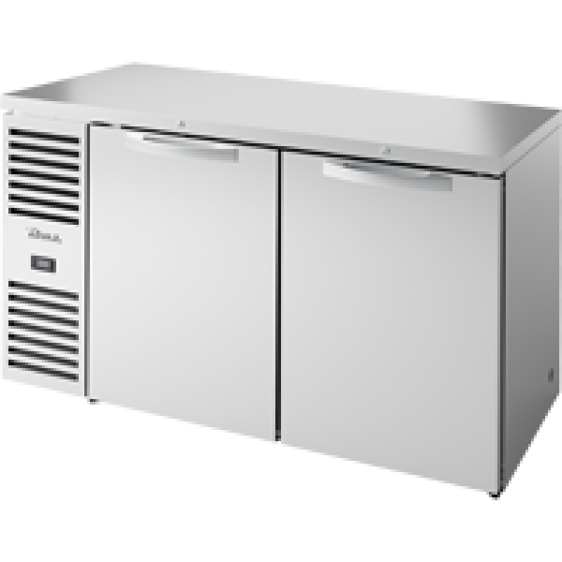 Reach-In Single Zone Refrigerator with Left Side Refrigeration System. Stainless Exterior and Solid Swing Doors TBR60RISZ1LSSS1