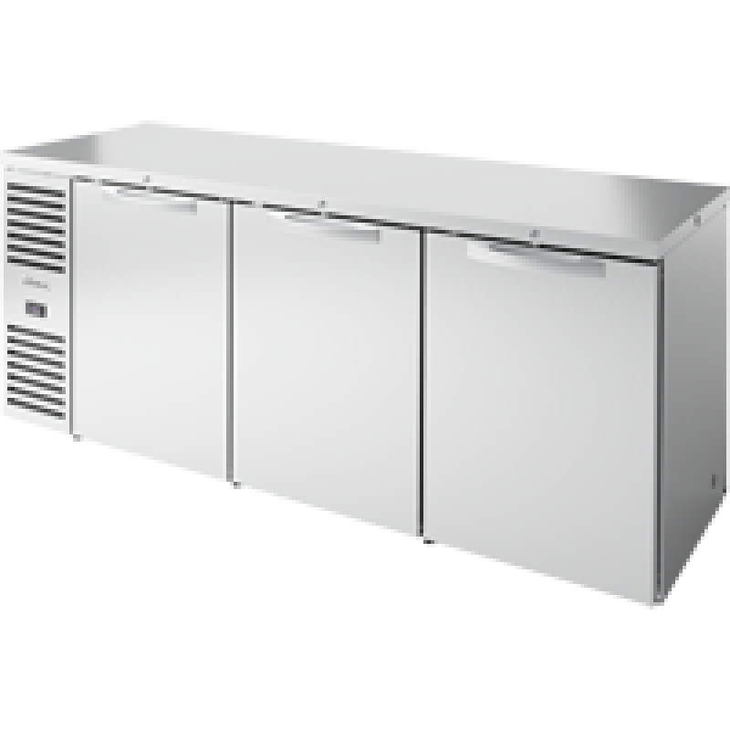 Pass-Thru Single Zone Refrigerator with Left Side Refrigeration System. Stainless Exterior and Solid Swing Doors TBR84PTSZ1LSSSSSSS1
