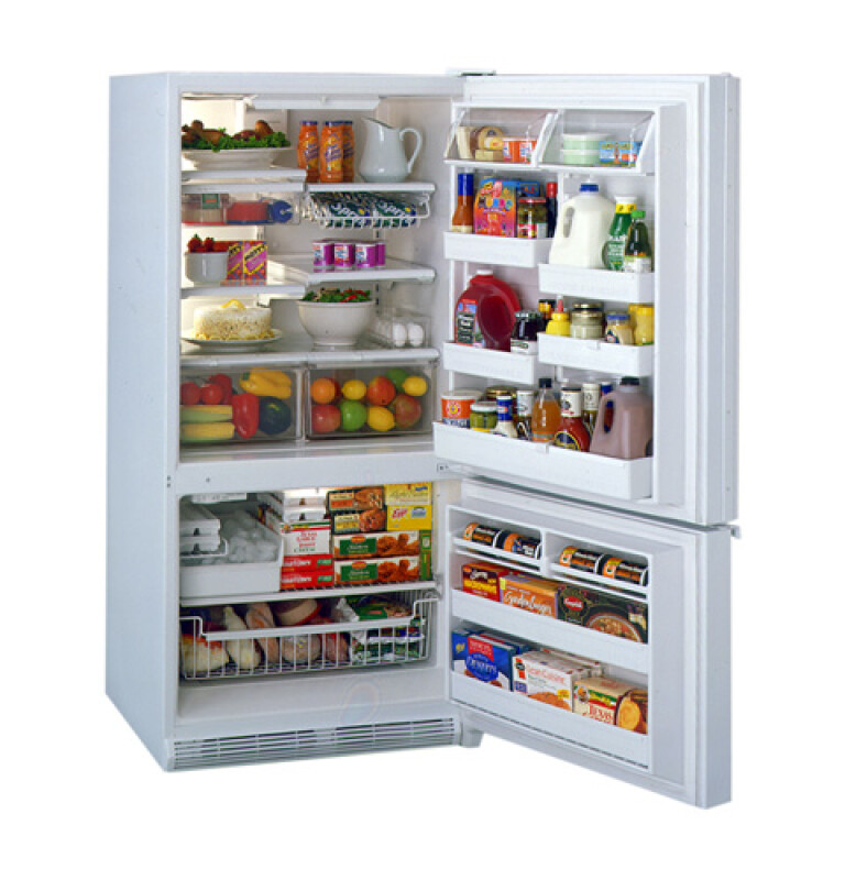 21.7 Cu. Ft. Bottom-Freezer Refrigerator with Freezer Compartment Door TCX22PACBB