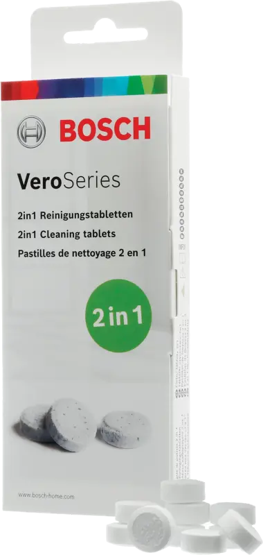 Cleaning tablets Cleaning tablets for fully automatic coffee machine Bosch, 10 x 2,2g TCZ8001A