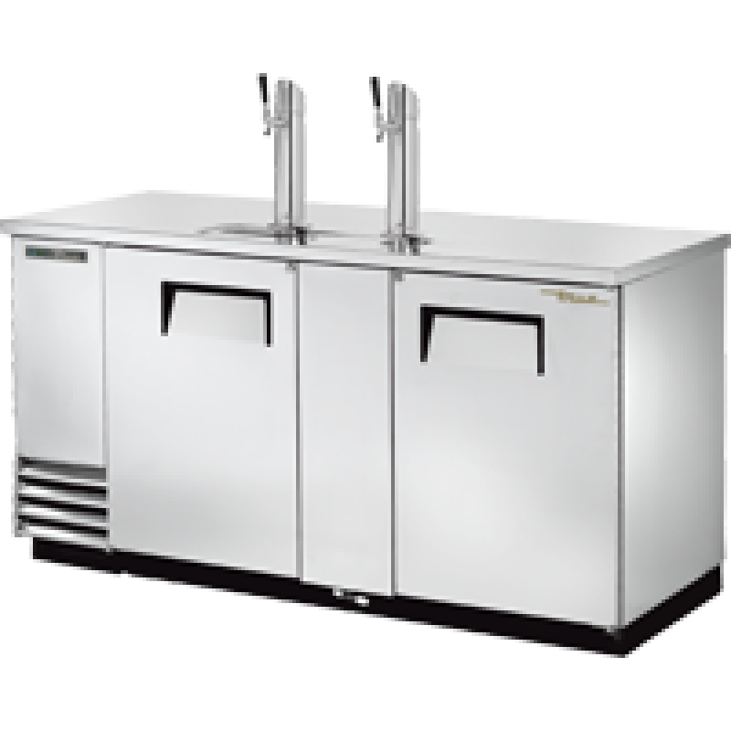 Solid Swing Door Stainless Steel Direct Draw Beer Dispenser with Hydrocarbon Refrigerant TDD3SHC