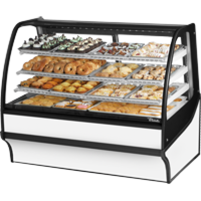 Curved Glass, Glass End Dry Case with White Exterior and White Interior TDMDC59GEGEWW