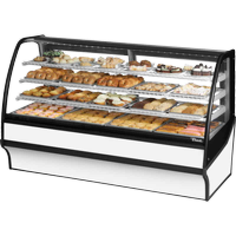 Curved Glass, Glass End Dry Case with White Exterior and White Interior TDMDC77GEGEWW