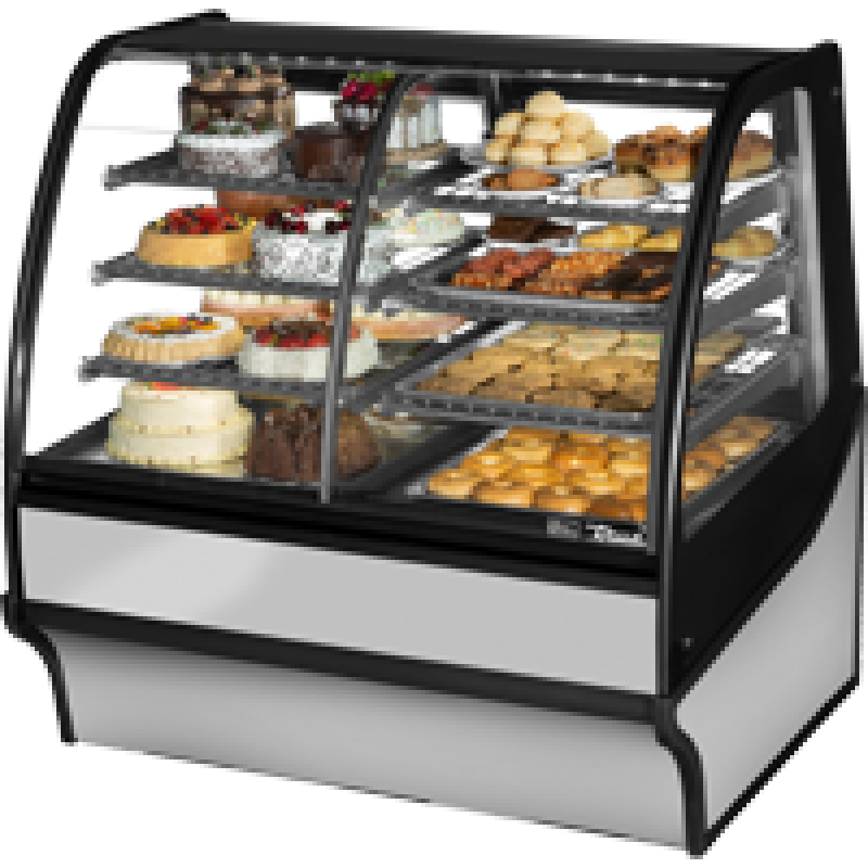 Curved Glass, Glass End Dual Zone with Stainless Exterior and Stainless Interior TDMDZ48GEGESS