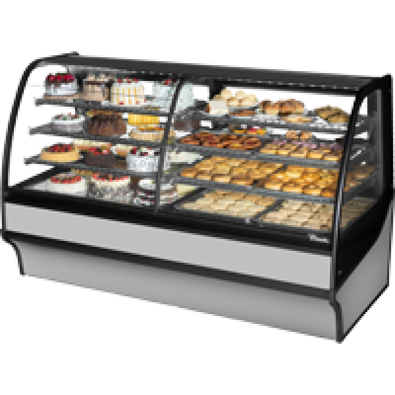 Curved Glass, Glass End Dual Zone with Stainless Exterior and Stainless Interior TDMDZ77GEGESS