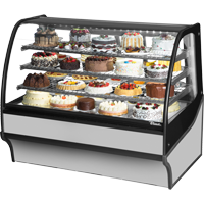 Curved Glass, Glass End Refrigerator with Stainless Exterior and Stainless Interior TDMR59GEGESS