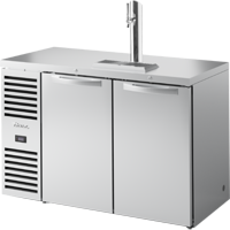 Reach-In Single Zone Refrigerator with Left Side Refrigeration System. Stainless Exterior and Solid Swing Doors TDR52RISZ1LSSS1