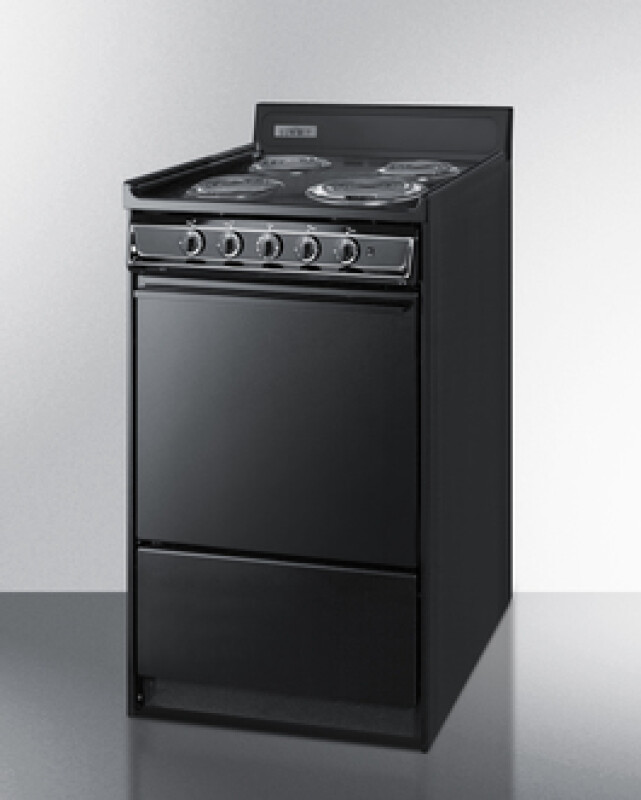 20" Wide Electric Coil Range view 3
