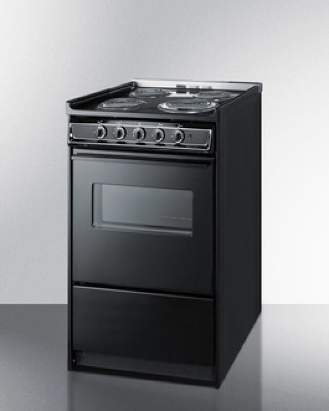 20" Wide Electric Coil Range TEM110CRW