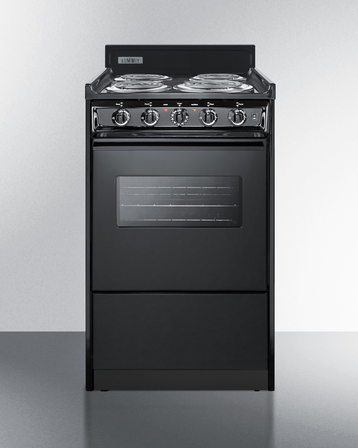 20" Wide Electric Coil Range TEM110CW