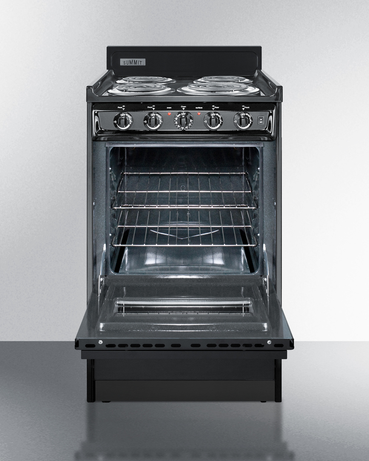 20" Wide Electric Coil Range TEM110CW