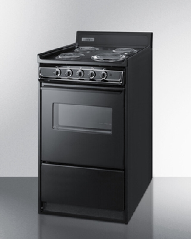20" Wide Electric Coil Range TEM110CW