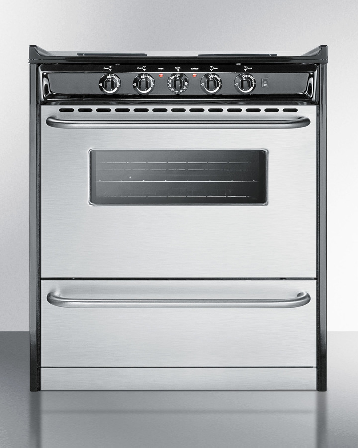 30" Wide Electric Coil Range TEM210BRWY
