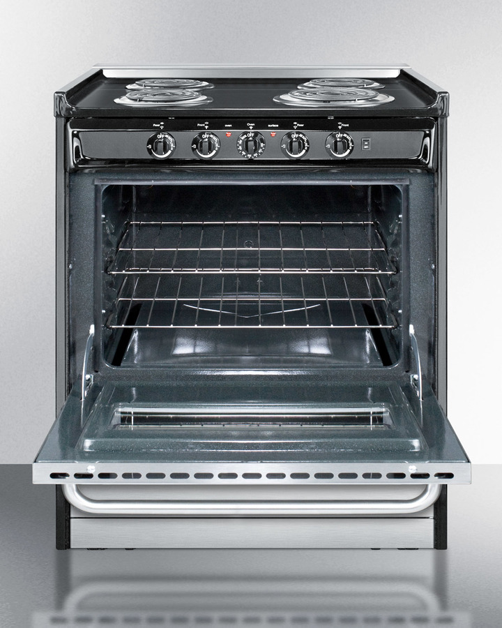 30" Wide Electric Coil Range TEM210BRWY