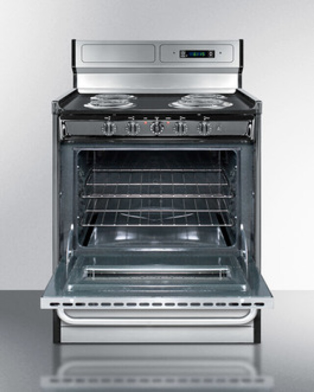30" Wide Electric Coil Range TEM230BKWY