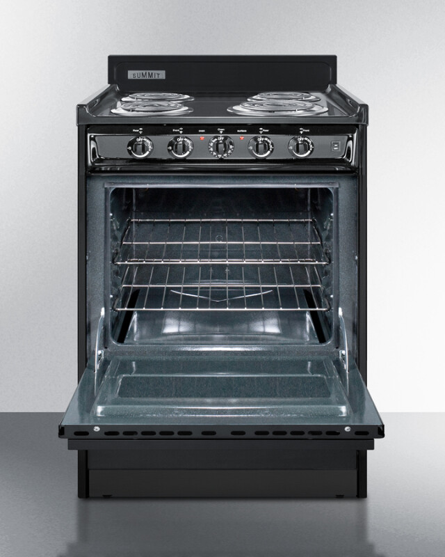24" Wide Electric Coil Range TEM610C