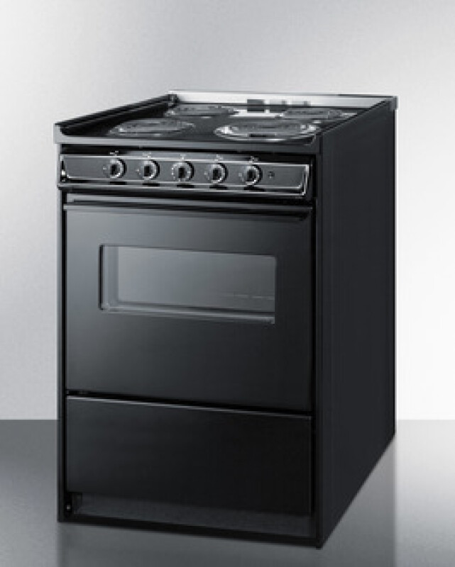 24" Wide Electric Coil Range TEM610CRW
