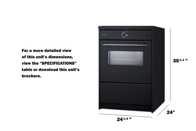 24" Wide Induction Range TEM665CW
