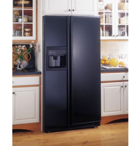 GE Profile Performance 25.6 Cu. Ft. Contour Door Side-by-Side Refrigerator with Dispenser and Water by Culligan TFB26PPDCC