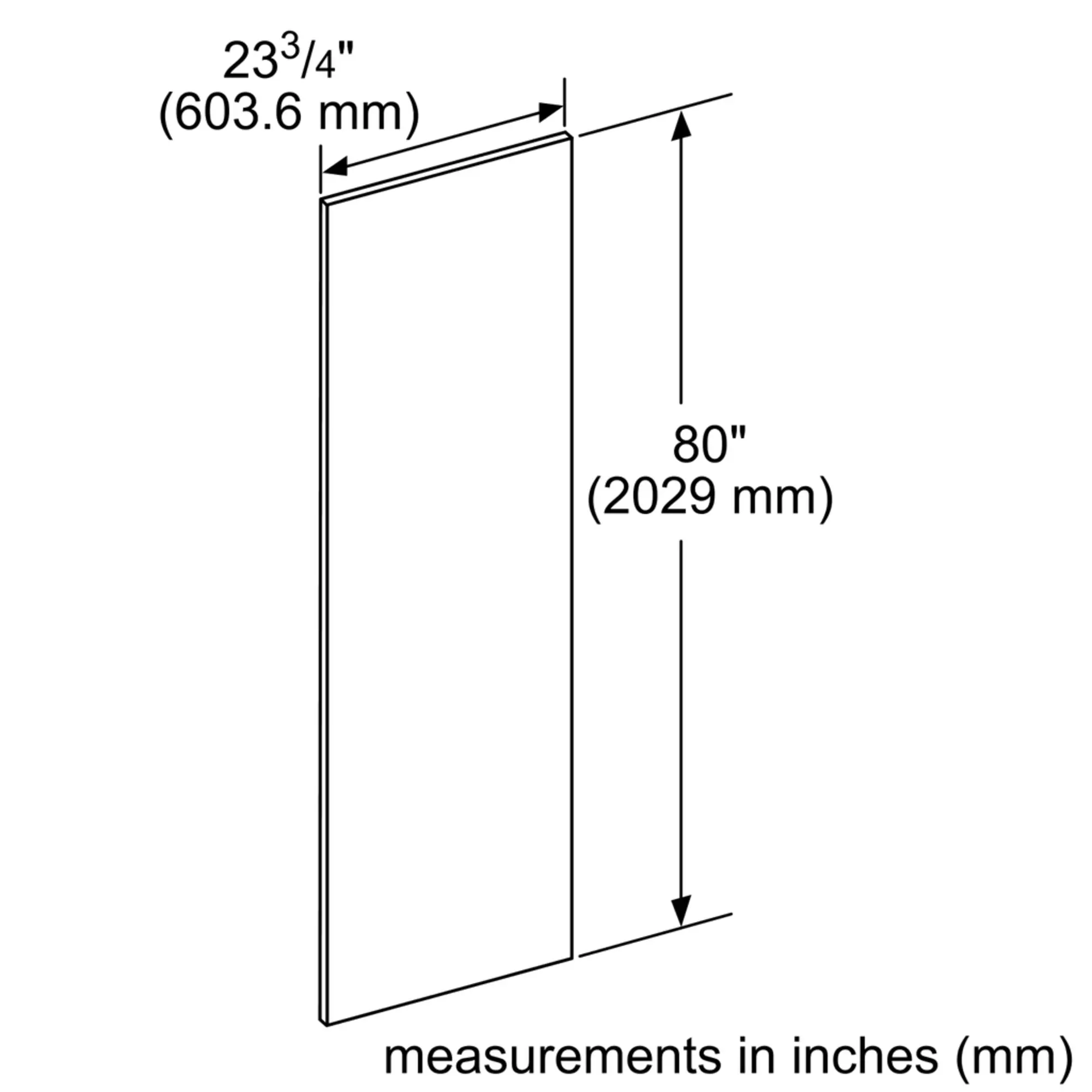 Door Panel 202.9 X 60.3 Cm TFL24IR905