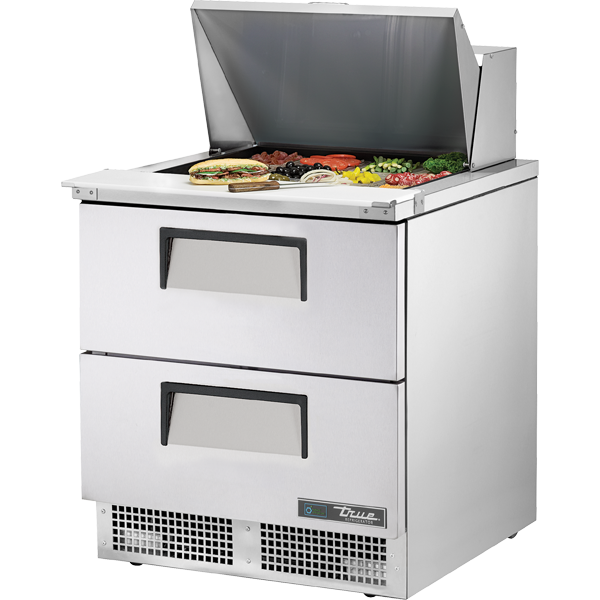 Drawered Food Prep Unit with Hydrocarbon Refrigerant TFP3212MD2HC