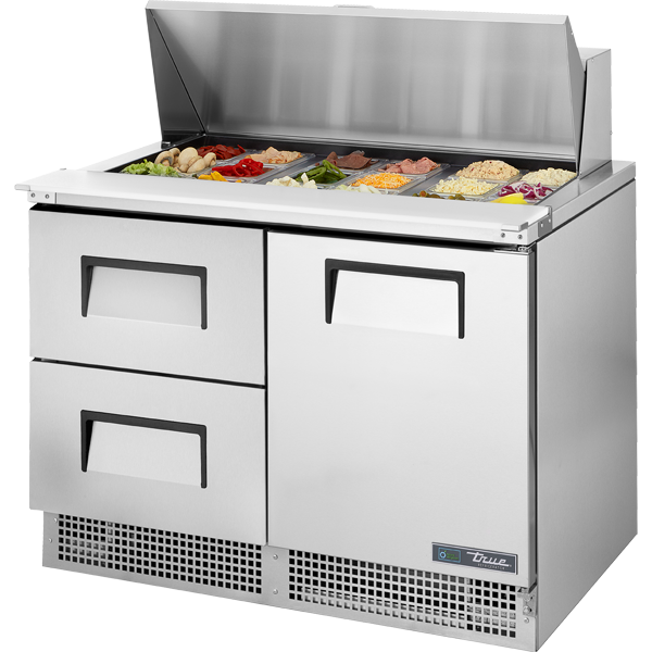 Drawered Food Prep Unit with Hydrocarbon Refrigerant TFP4818MD2HC