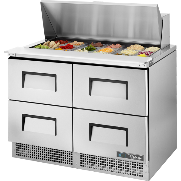 Drawered Food Prep Unit with Hydrocarbon Refrigerant TFP4818MD4HC