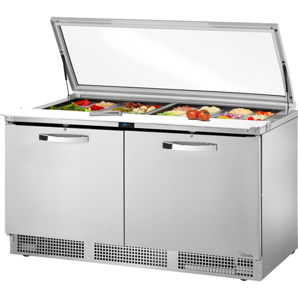 Food Prep Unit with Flat Glass Lid~Spec Package 3 TFP6424MFGLIDHCSPEC3
