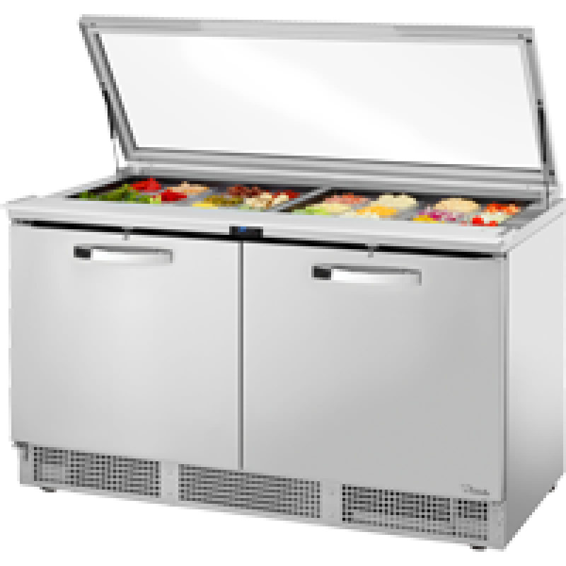 Food Prep Unit with Flat Glass Lid~Spec Package 3 TFP6424MFGLIDSPEC3