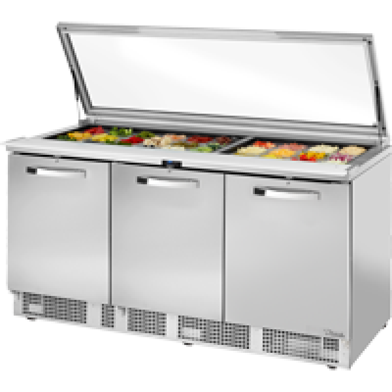 Food Prep Unit with Flat Glass Lid~Spec Package 3 TFP7230MFGLIDSPEC3