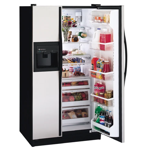 GE Profile Performance 25.6 Cu. Ft. Side-by-Side Refrigerator with Dispenser and Water By Culligan TFS26PPDBS