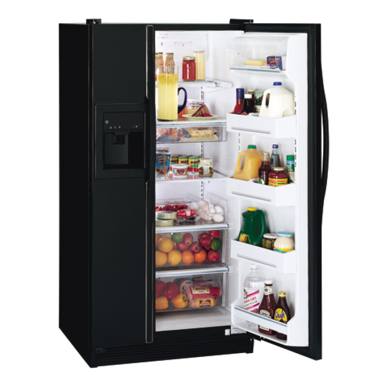 21.9 Cu. Ft. Side-by-Side Refrigerator with Dispenser TFX22CRDBB
