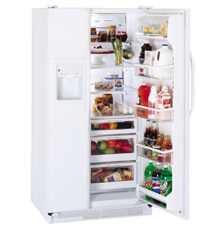 21.9 Cu. Ft. Side-by-Side Refrigerator with Dispenser TFX22PRDWW