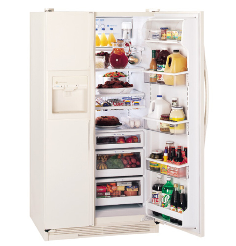Performance 25.6 Cu. Ft. Side-by-Side Refrigerator with Dispenser and Water By Culligan TFX26PPDCC
