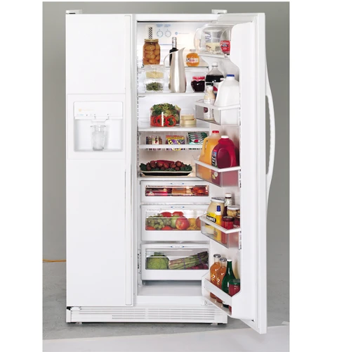 GE Profile Performance 25.6 Cu. Ft. Side-by-Side Refrigerator with Dispenser and Water By Culligan TFX26PPDWW