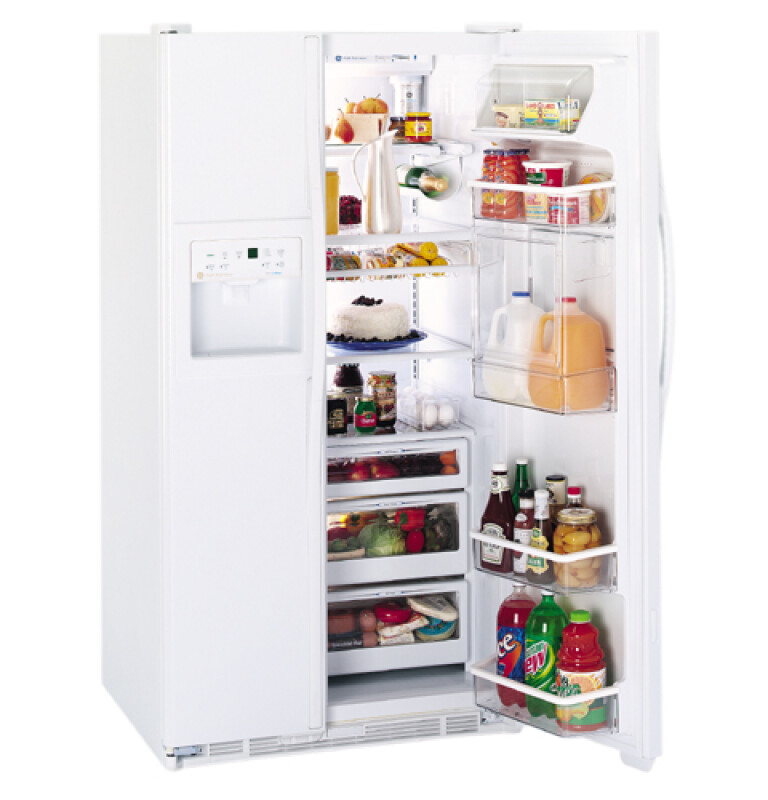 Performance 28.4 Cu. Ft. Side-by-Side Refrigerator with Refreshment Center, Electronic Monitor and Dispenser with Water by Culligan TFX28PBDAA