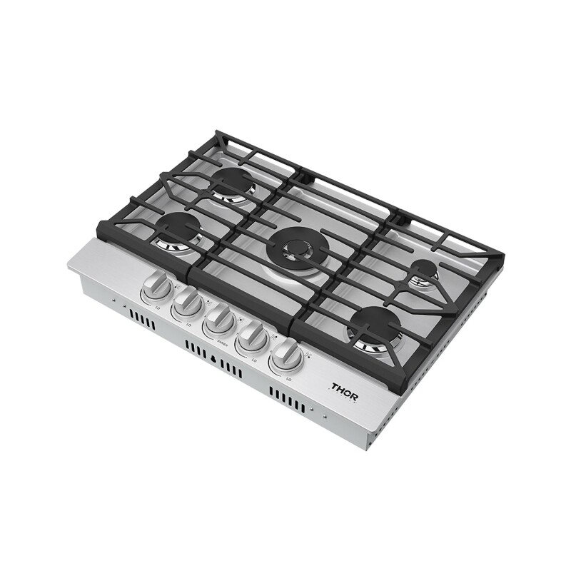 30 Inch Professional Gas Cooktop In Stainless Steel TGC30F
