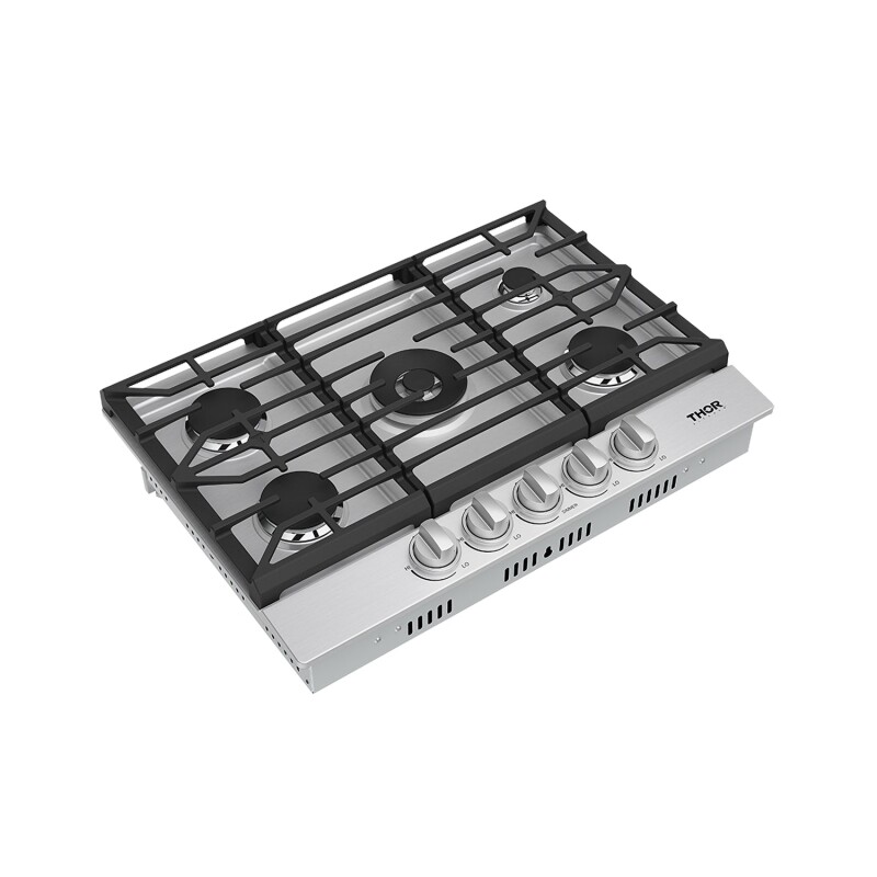 30 Inch Professional Gas Cooktop In Stainless Steel TGC30F