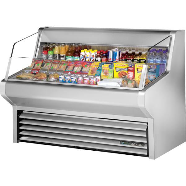 Horizontal Air Curtain Refrigerated Merchandiser with Stainless Exterior, Hydrocarbon Refrigerant & LED Lighting THAC60SHCLD