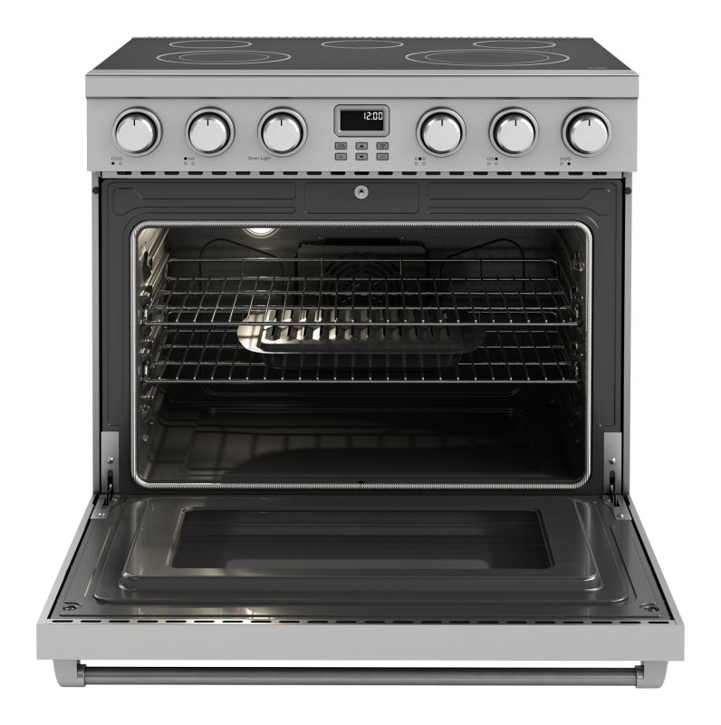 36 Inch Contemporary Professional Electric Range Thor Kitchen ARE36