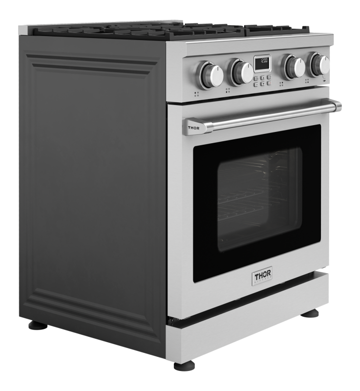 30 Inch Contemporary Professional Liquid Propane Range Thor Kitchen ARG30LP