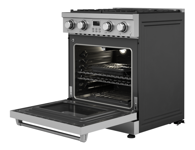 30 Inch Contemporary Professional Liquid Propane Range Thor Kitchen ARG30LP