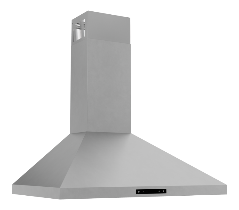 30 Inch Contemporary Wall Mount Pyramid Shape Range Hood ARH30P