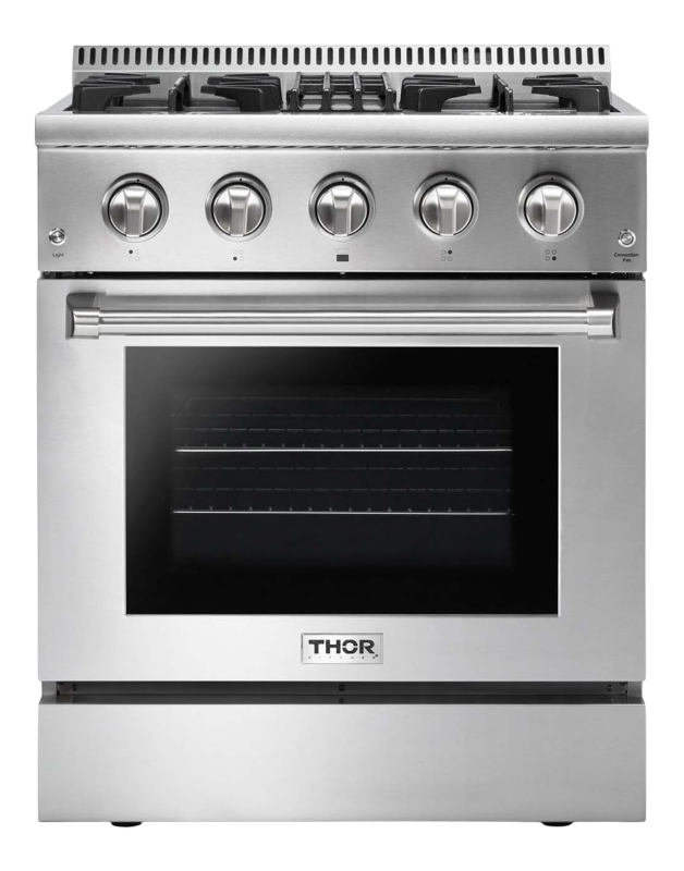 Dual Fuel 30-Inch Range – Professional HRD3088U