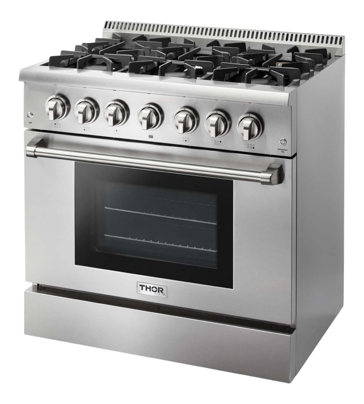 36-inch Dual Fuel Range Professional HRD3606U