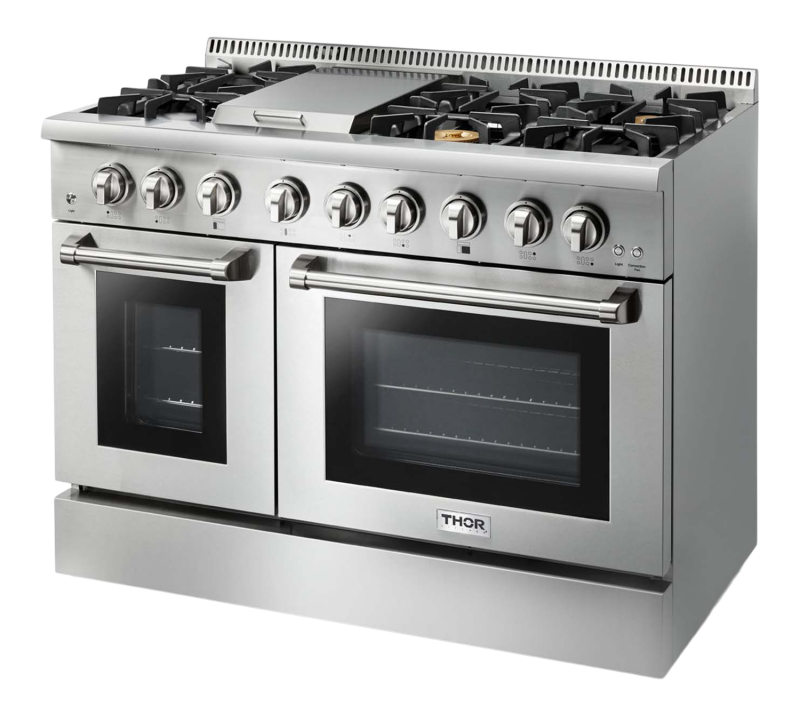 48 Inch Professional Dual Fuel Range In Stainless Steel view 2